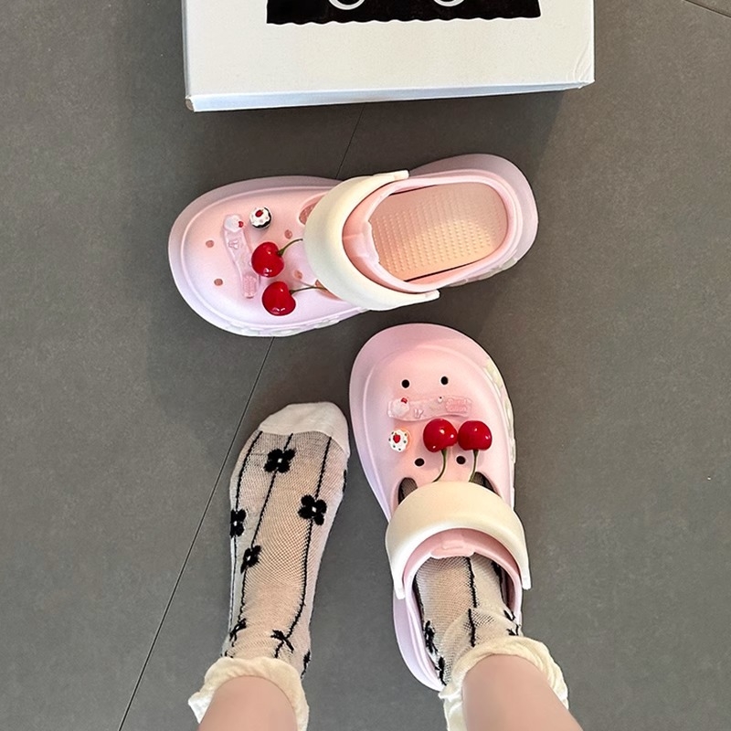 Ženske EVA Crocs stil papuče, protuklizna debela potplata, zatvoren prst, jednostavno navlačenje