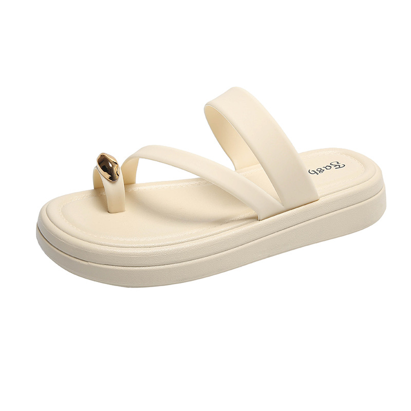 Sandale sa split-toe, PVC gornji dio/unutrašnjost/podstava, elegantan gradski stil, proljeće 2025 izlazak, ljeto