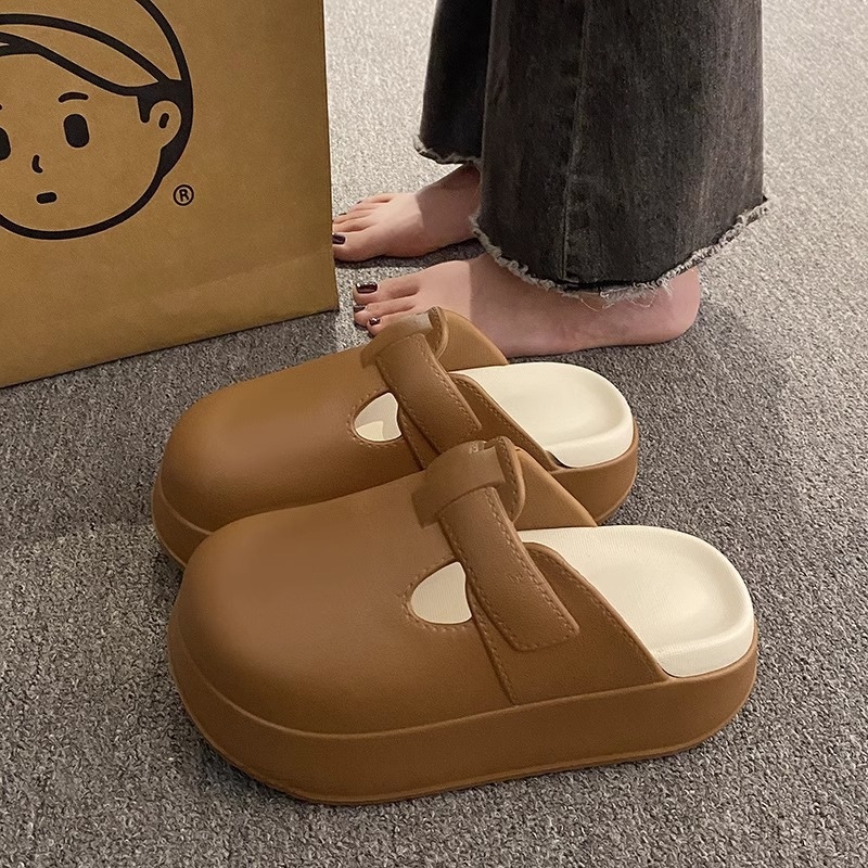 Ženske slip-on sandale od EVA, EVA gornji dio i potplat, okrugli vrh, bez podstava, Birkenstock stil inspiriran