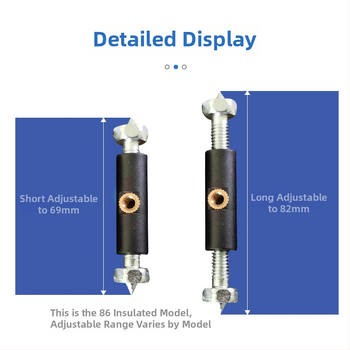 Univerzálny kovový opravár pre 86-typu vypínačovej skrinky, so stojanovým držadlom z nehrdzavejúcej ocele