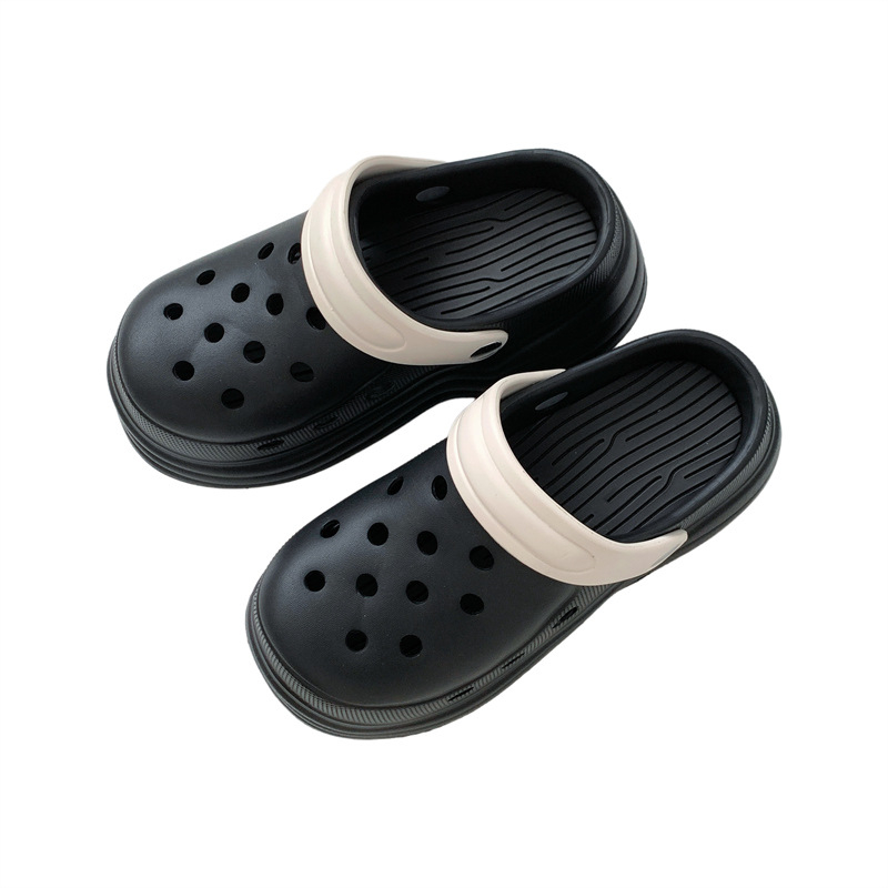 Ženske Croc-stila cipele s otvorima, EVA gornji dio i EVA đon, 10 cm debeli đon, povećanje visine