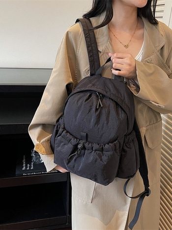 Unisex nylon ruksak s pretincom za 8-inčni prijenosnik, izuzetno lagan, za rekreacijska putovanja, podstava od poliestera