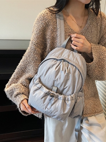 Unisex nylon ruksak s pretincom za 8-inčni prijenosnik, izuzetno lagan, za rekreacijska putovanja, podstava od poliestera