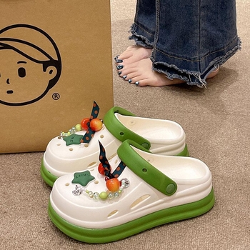 Ženske Crocs Baotou sandale, EVA gornji dio i EVA đon, debljina đona 3-5 mm, protuklizne
