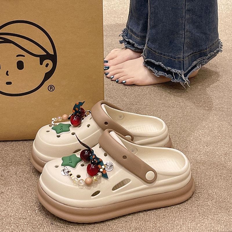 Ženske Crocs Baotou sandale, EVA gornji dio i EVA đon, debljina đona 3-5 mm, protuklizne