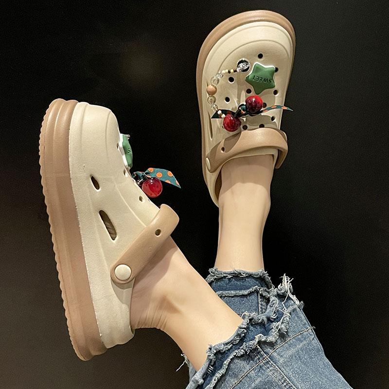 Ženske Crocs Baotou sandale, EVA gornji dio i EVA đon, debljina đona 3-5 mm, protuklizne