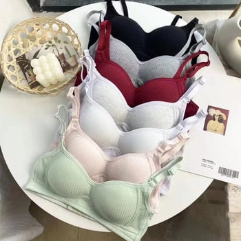 Push-up grudnjak s oblikovanim košaricama, prozračan, odvojive dvostruke naramenice, stražnji zatvarač s tri reda kuka (80–90% pamuka)