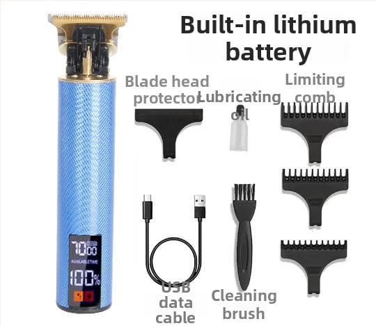 Vezeték nélküli elektromos hajvágó készülék, kefés motorral, rozsdamentes acél pengével, beépített 800–1000 mAh akkumulátor, 1–3 órás üzemidő, háziállatok számára alkalmas