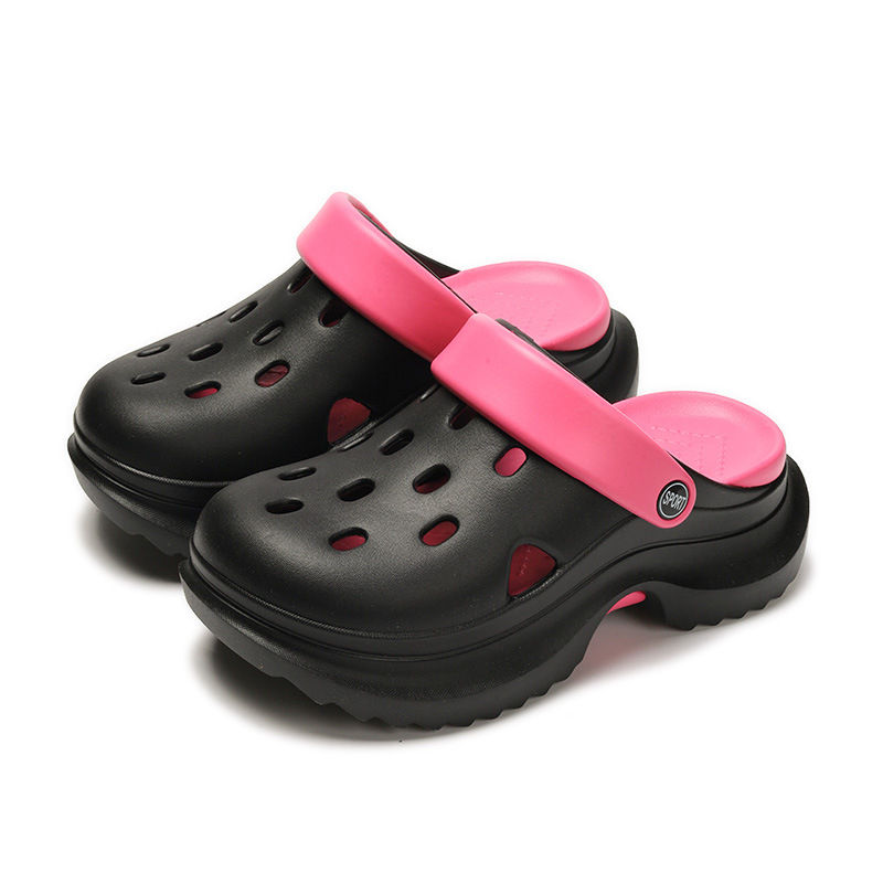 Crocs-stil sandale za unisex, EVA gornji dio i EVA potplat, protuklizne, potplat izrađen injekcijskim oblikovanjem, debljina potplata 5–8 cm, izlazak proljeće 2025