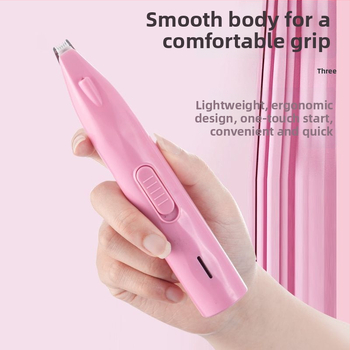 Trimmer electric pentru animale de companie (câini și pisici) – tuns păr pe lăbuțe, portabil, reîncărcabil