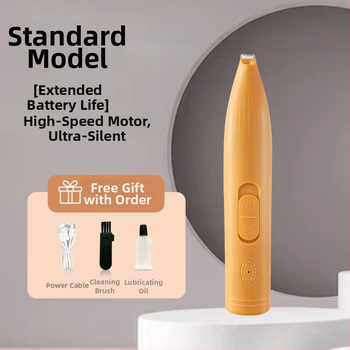 Trimmer electric pentru animale de companie (câini și pisici) – tuns păr pe lăbuțe, portabil, reîncărcabil