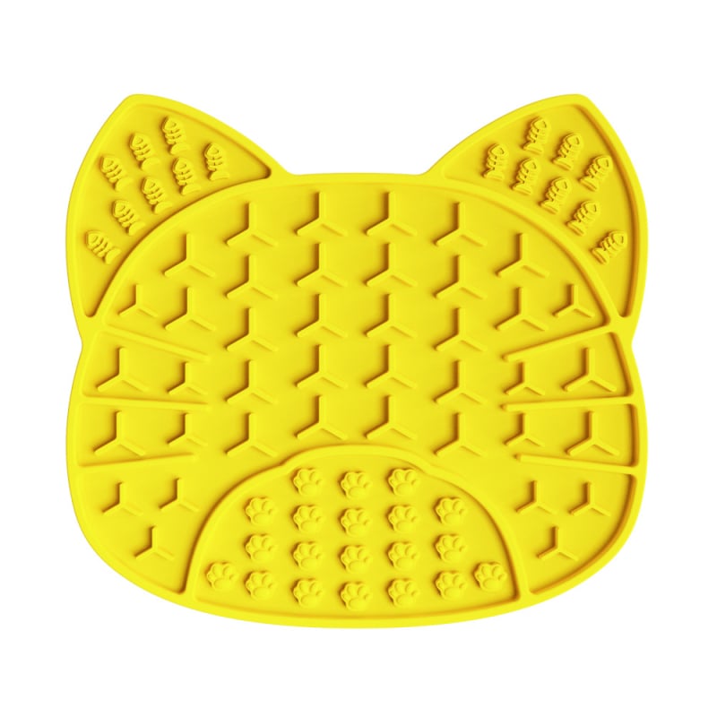 Szilikonból készült nyalópad lassú etetésre, kutyáknak és macskáknak, szívókoronggal, 107 g