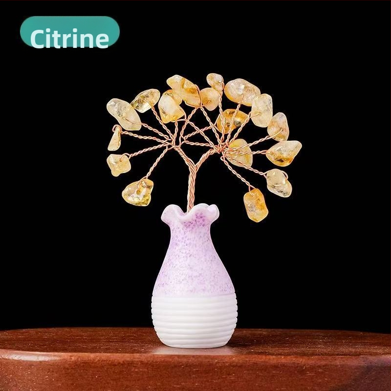 Vază mini din cristal pentru flori, design realist imitativ pentru DIY peisaj mini, Material: cristal, Categorie: Resin Craft, Brand: Floating Life Half Dream, Cod produs: C0055