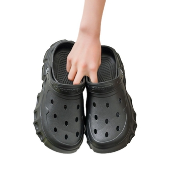 EVA lyukas cipő felnőtteknek, légáteresztő, csúszásmentes talp, 3,5 cm-es talpvastagság