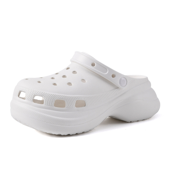Unisex EVA sandale s zatvorenim prstom, perforirani gornji dio, 5 cm debeli potplat, protuklizne i otporne na habanje, za vanjsku upotrebu