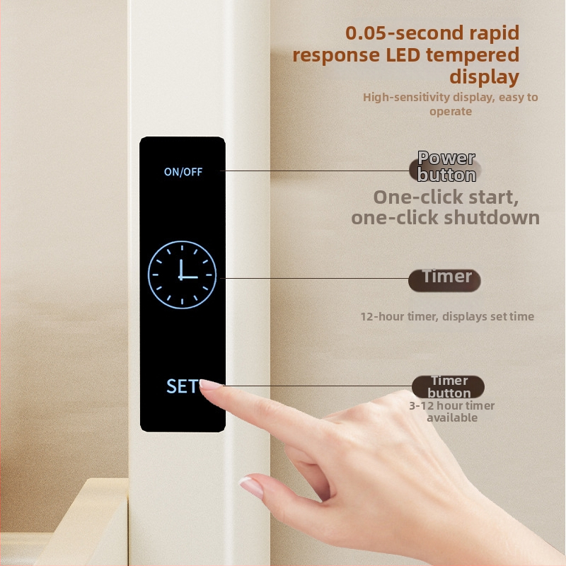 Elektrická skladacia vešiakna uteráky s úplným vykurovaním (vykurovanie z uhlíkových vlákien, inteligentné časovanie, diaľkové ovládanie cez aplikáciu, sušenie a odvlhčovanie)