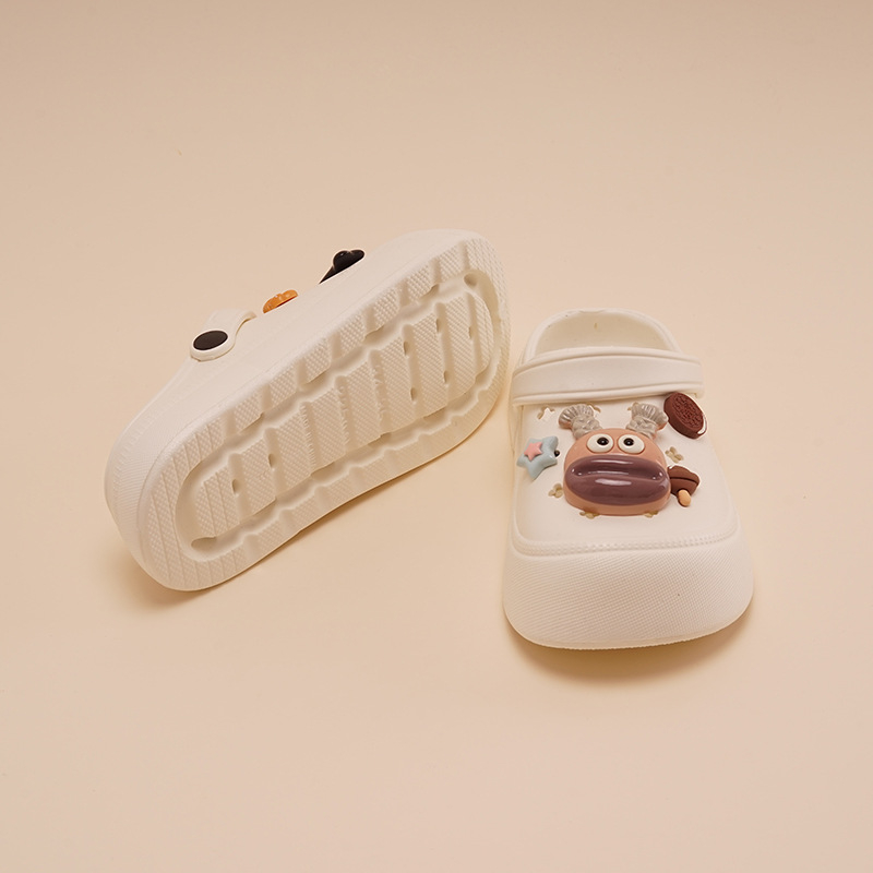 Crocs-stil sandale za ljeto 2025, zatvoren prst, debela potplata ≥3 cm, EVA gornji dio i potplat, protuklizne, unisex, za plažu i svakodnevnu upotrebu