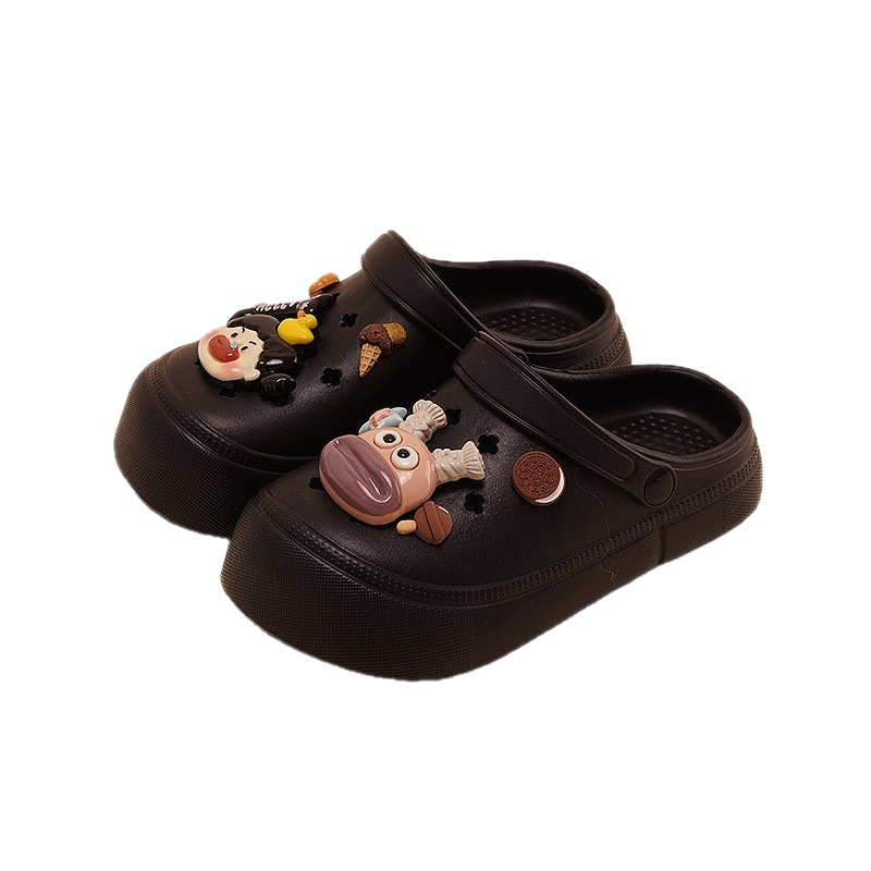 Crocs-stil sandale za ljeto 2025, zatvoren prst, debela potplata ≥3 cm, EVA gornji dio i potplat, protuklizne, unisex, za plažu i svakodnevnu upotrebu