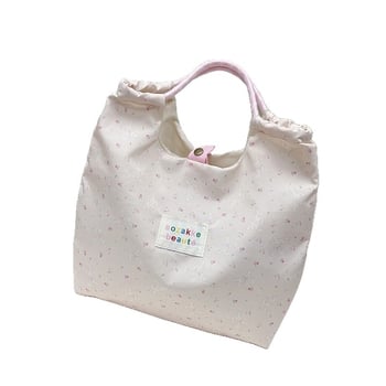 Unisex nylon válltáska virágos mintával, városi minimalist stílus, vízálló és ultra könnyű, mágneszárral záródó, ősz 2025