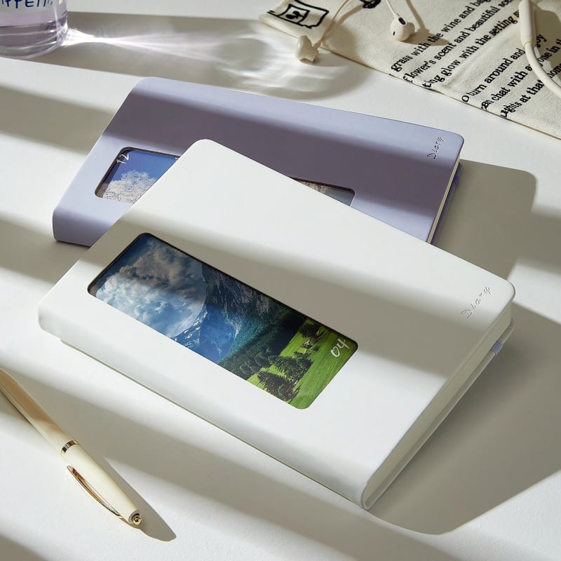 Bilježnica s PU koricom, s odvojivim listovima, Dowling papir 100 g/m², 200–300 stranica, poslovni uredski stil