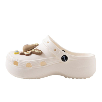 Ženske sandale u Crocs stilu s cartoon dizajnom, EVA gornji dio i potplat, 3 cm neklizajuća potplat