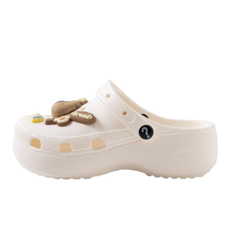 Ženske sandale u Crocs stilu s cartoon dizajnom, EVA gornji dio i potplat, 3 cm neklizajuća potplat