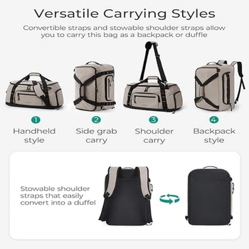 Unisex putna torba za rekreaciju, 20–35L, Poliester, Najlon podstava