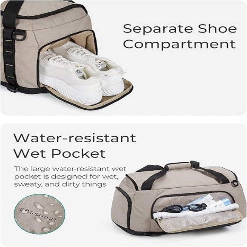 Unisex putna torba za rekreaciju, 20–35L, Poliester, Najlon podstava
