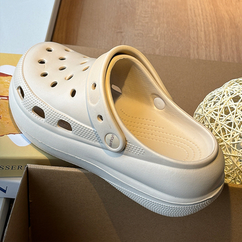 Ženske EVA sandale u Crocs stilu s 3 cm debelim potplatom, ljeto 2025