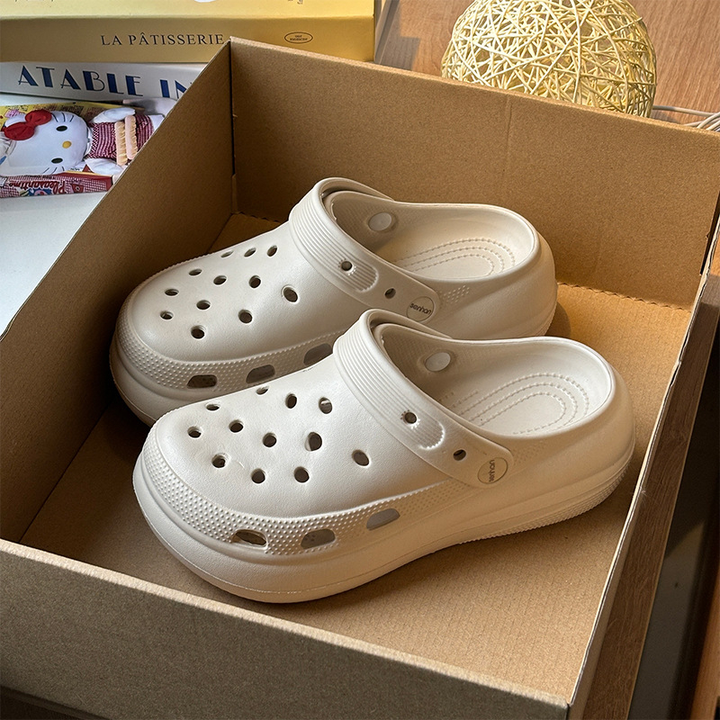 Ženske EVA sandale u Crocs stilu s 3 cm debelim potplatom, ljeto 2025