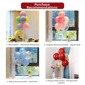 Asztali lufi tartó, beltéri dekorációs készlet esküvőkhöz és bulikhoz