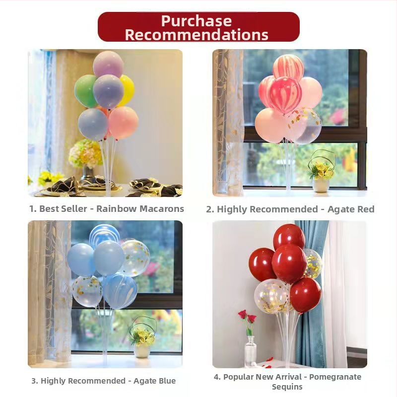 Asztali lufi tartó, beltéri dekorációs készlet esküvőkhöz és bulikhoz