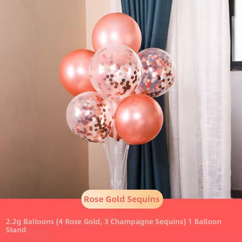 Asztali lufi tartó, beltéri dekorációs készlet esküvőkhöz és bulikhoz