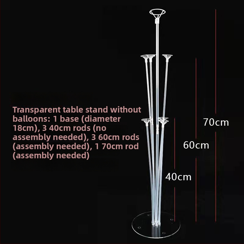Asztali lufi tartó, beltéri dekorációs készlet esküvőkhöz és bulikhoz