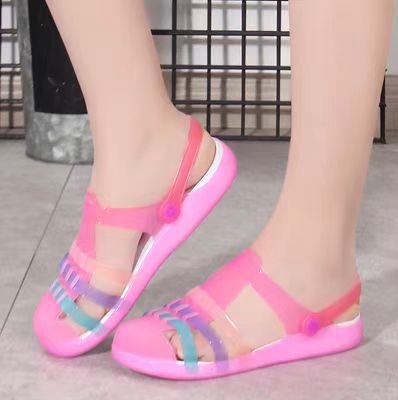 Női zárt orrú szandál, csúszásmentes és légáteresztő (EVA talp, TPU felsőrész, 2 cm talp vastagsága)