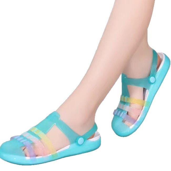 Női zárt orrú szandál, csúszásmentes és légáteresztő (EVA talp, TPU felsőrész, 2 cm talp vastagsága)