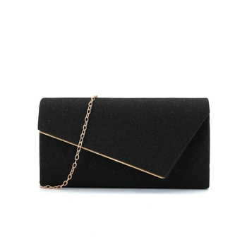 Női esté-táska – egyszerű négyszögletes válltáska, underarm stílus, mágneses zárás, poliészter anyag, poliészter bélés