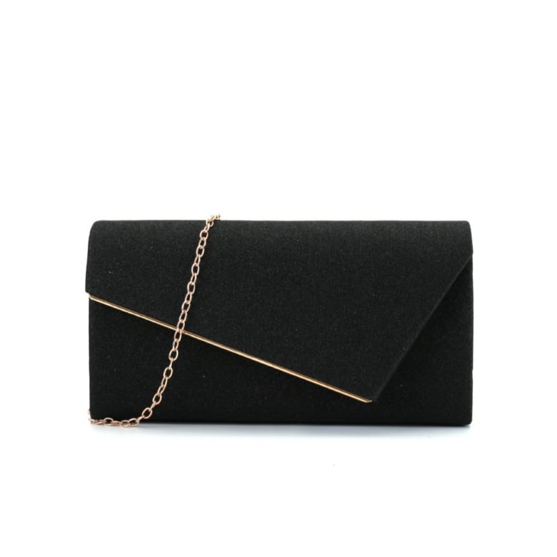 Női esté-táska – egyszerű négyszögletes válltáska, underarm stílus, mágneses zárás, poliészter anyag, poliészter bélés