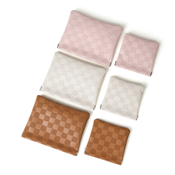 Sminkes táska (többcélú tárolás; PU anyag; négyszögletes alak; modern minimalista stílus; utazáshoz)