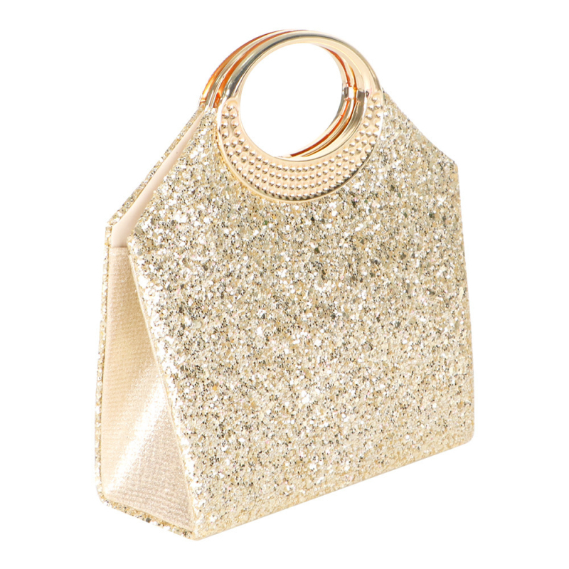 Gyémántos esté-táska, PU anyagból; belső: szintetikus bőr; vízszintes négyzet alakú; zárócsat; városi minimalist stílus.