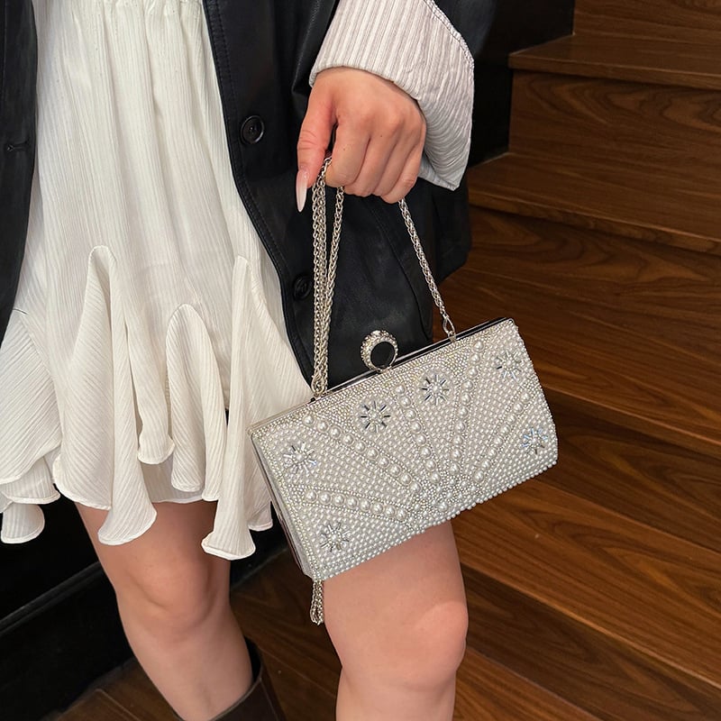 PU anyagú clutch táska, zárható, horizontális négyzet alak, dokumentumtáska, őszi 2025