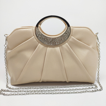 Kagyló alakú estélyi clutch cipzárral, importált hópelyhes konopból készült anyag, háromdimenziós táska, 3D kártyatartó zseb