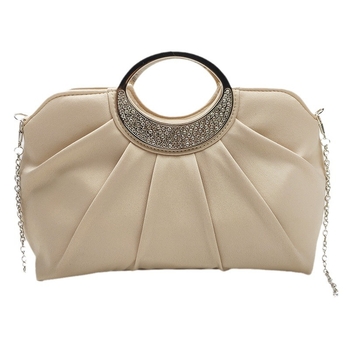 Kagyló alakú estélyi clutch cipzárral, importált hópelyhes konopból készült anyag, háromdimenziós táska, 3D kártyatartó zseb