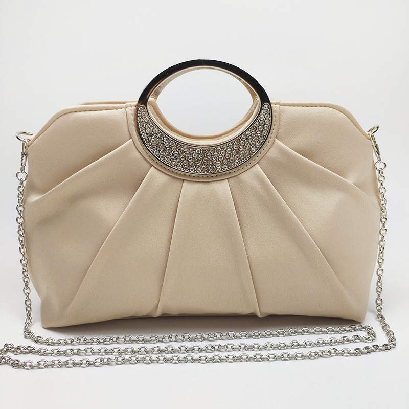 Kagyló alakú estélyi clutch cipzárral, importált hópelyhes konopból készült anyag, háromdimenziós táska, 3D kártyatartó zseb