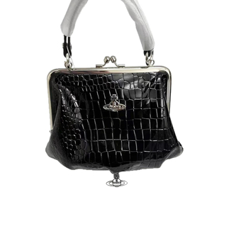 PU crossbody torba s kopčom, školjkastog oblika, s skrivnim džepom na zip i zaključavanjem