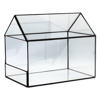 Стъклен террариум за сукуленти в европейски стил (Марка: Unique; Стил: корейска версия; Подаръци за реклама; Подходящ за бизнес подаръци; Лиценз за интелектуална собственост: Не е разрешен)
