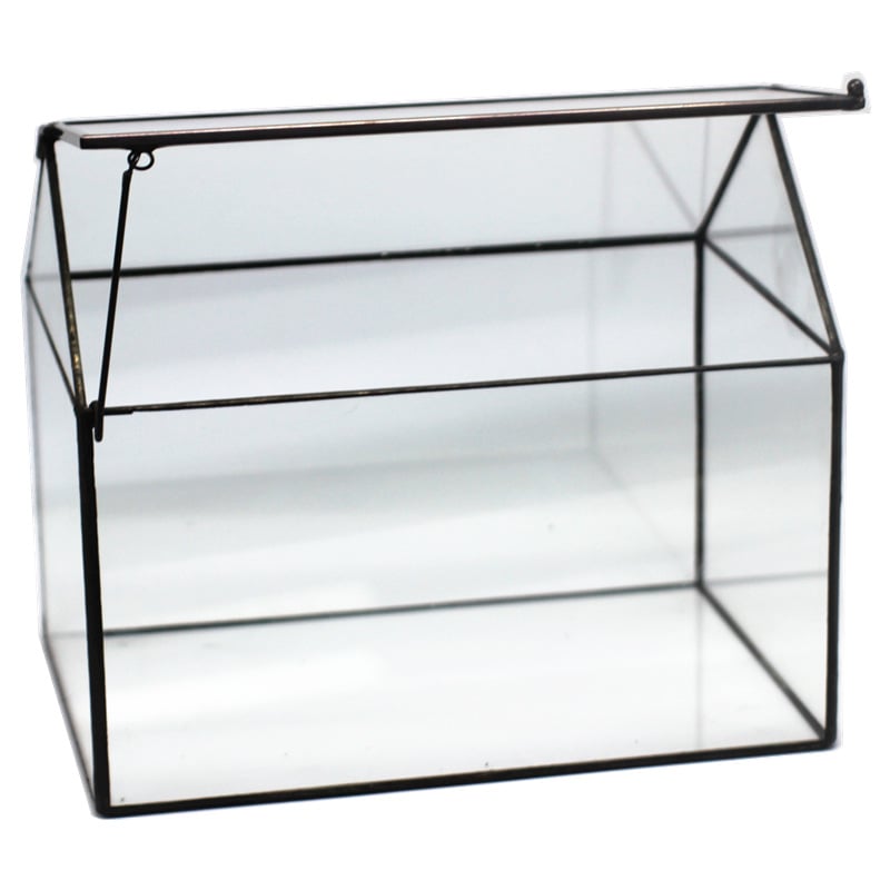 Стъклен террариум за сукуленти в европейски стил (Марка: Unique; Стил: корейска версия; Подаръци за реклама; Подходящ за бизнес подаръци; Лиценз за интелектуална собственост: Не е разрешен)