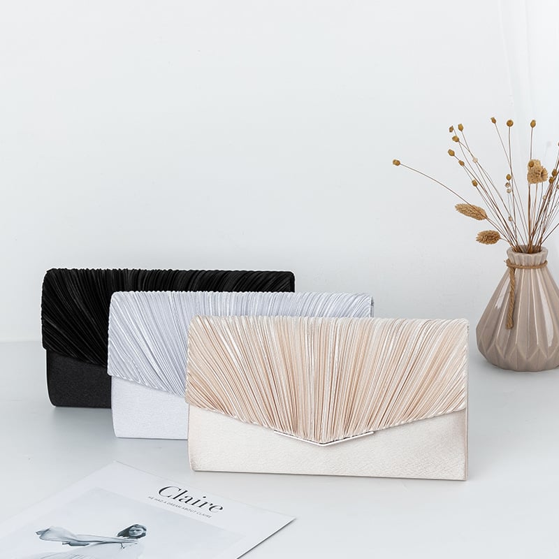 Večernja clutch torba u japanskom stilu, horizontalnog kvadratnog oblika, magnetsko zatvaranje, unutarnja džep za ID, poliester materijal