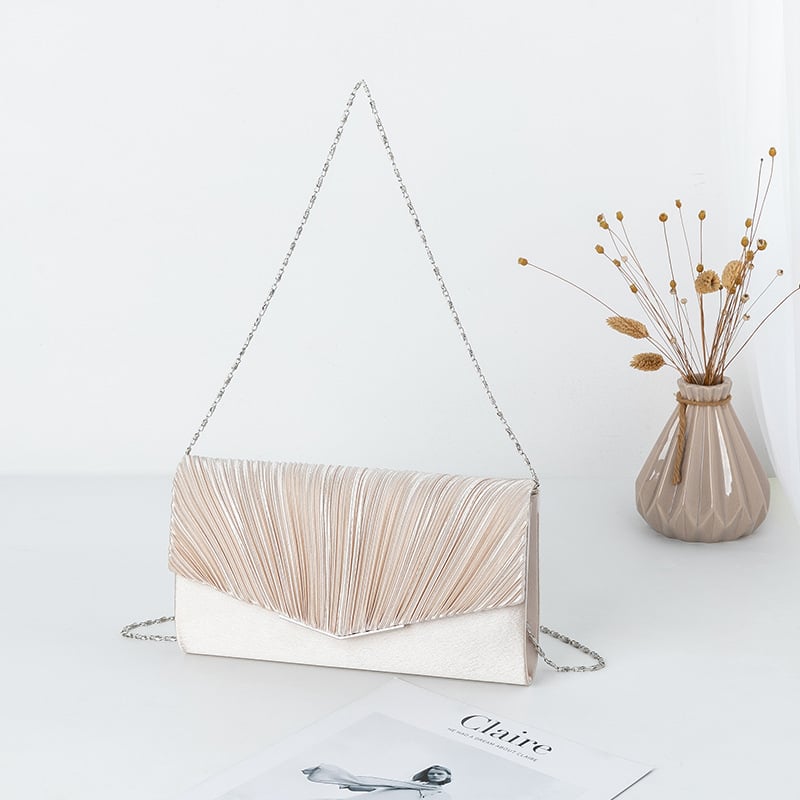 Večernja clutch torba u japanskom stilu, horizontalnog kvadratnog oblika, magnetsko zatvaranje, unutarnja džep za ID, poliester materijal