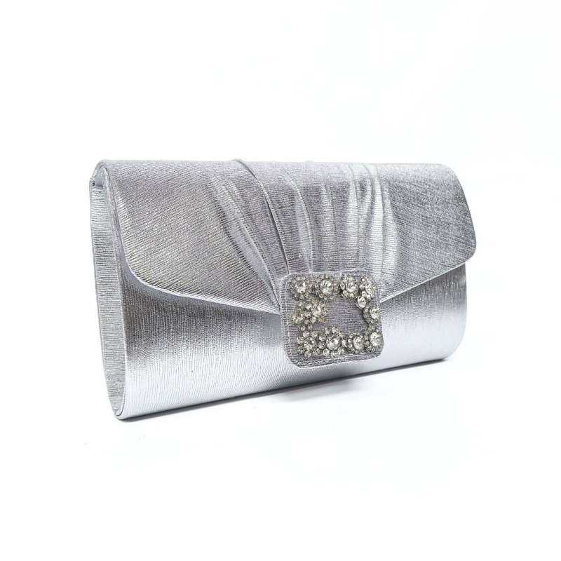 Európai stílusú retro, magas minőségű esti táska PU anyagból, poliészter bélés, vízszintes négyszögletes forma, kapucsukás, mobiltelefon-zsebbel